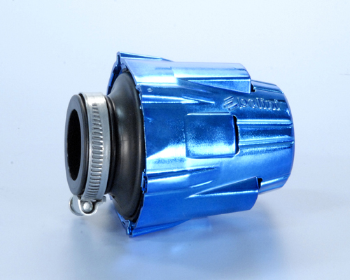 Filtro Aria Polini Cromato Blu diritto imbocco D.32 203.0110