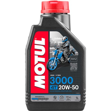 107318 Olio Motul 3000 4 Tempi 20W50 Minerale