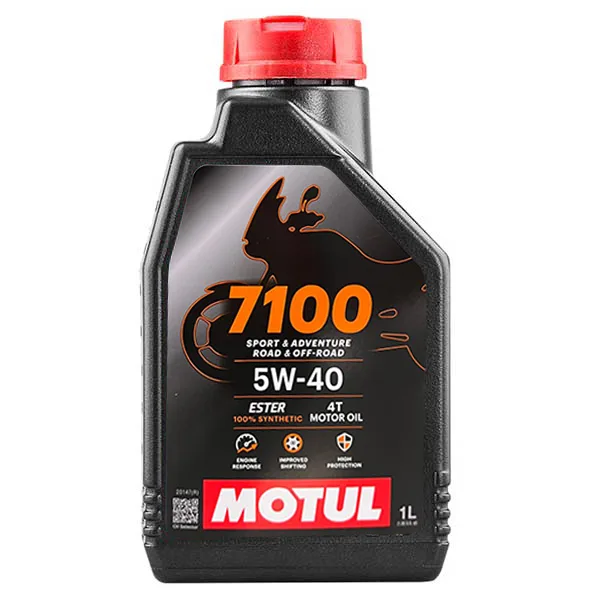 104086 Olio Motul 7100 4 Tempi 5W40 100% Synthese Ester- Ricambi e Accessori Moto