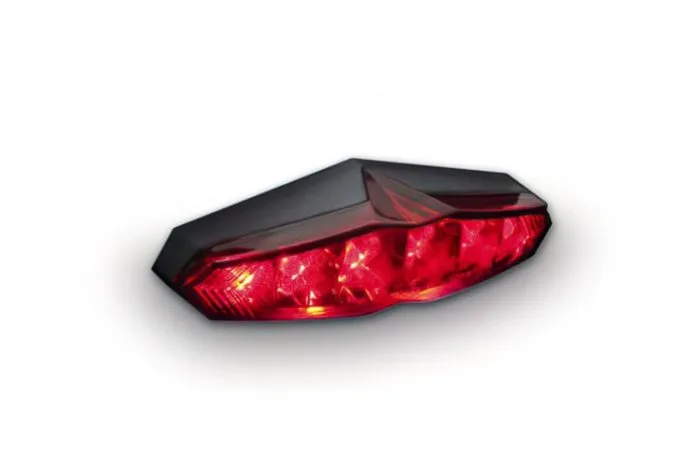Fanale Posteriore Led KOSO trasparente con luce Targa- Ricambi e Accessori Moto