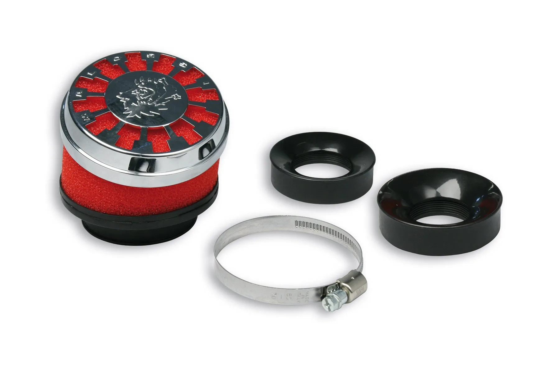 Filtro Malossi E13 Ø 60 INCLINATO 25° 0411505 - Ricambi Moto Scooter Motocross Motard