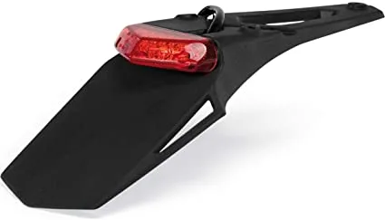 Portatarga Acerbis con Fanale Triangolare Led -Motocross Motard