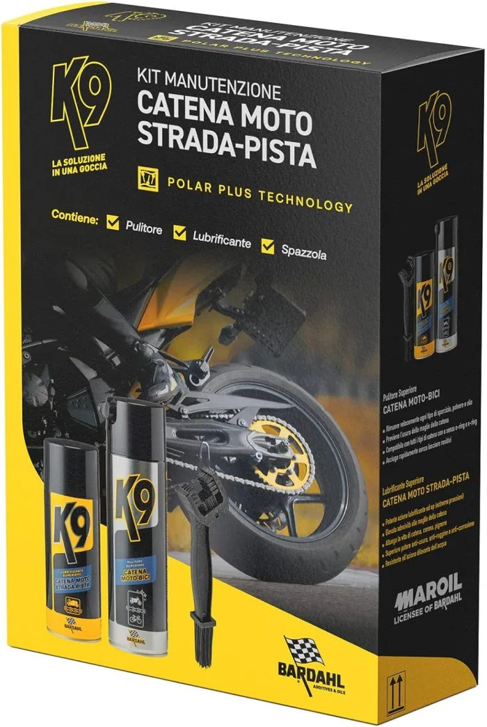 Kit Manutenzione Catena K9 BARDAHL - Ricambi e Accessori Moto
