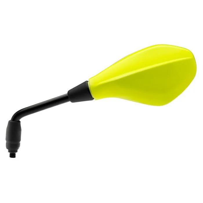Specchietto Moto FAR Giallo Fluo Alta Visibilità al Manubrio - Ricambi e Accessori Moto