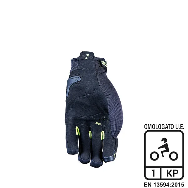 Guanti Five RS3 Evo Estivi Tessuto Giallo Fluo Nero - Abbigliamento e Accessori