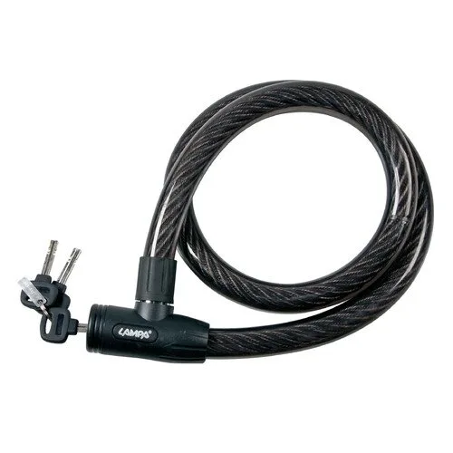 Cavo Antifurto Moto Treccia Multipla in Acciaio 120cm - Ricambi e Accessori Moto