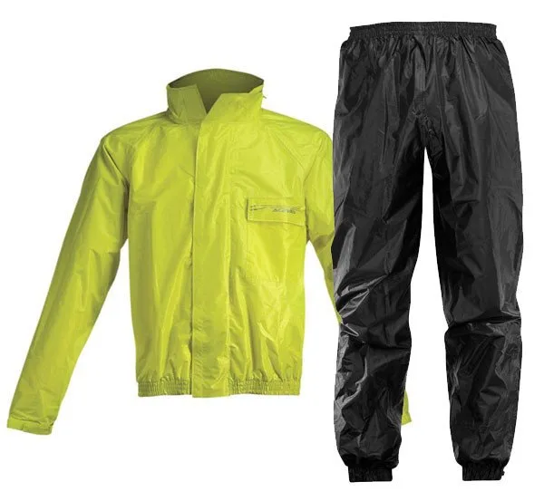 Antipioggia Moto Divisibile Giallo Nero Acerbis Logo Abbigliamento e Accessori