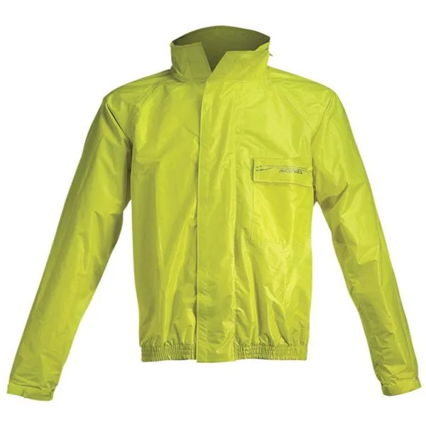 Antipioggia Moto Divisibile Giallo Nero Acerbis Logo Abbigliamento e Accessori