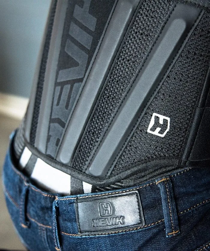 Fascia Lombare Motociclista Elastica Hevik Nero Abbigliamento e Accessori