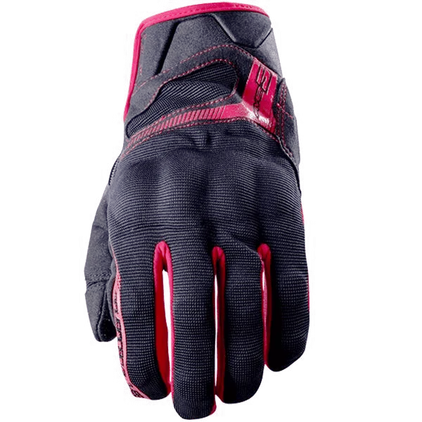 Guanti Five RS3 Estivi Tessuto Rosso Nero