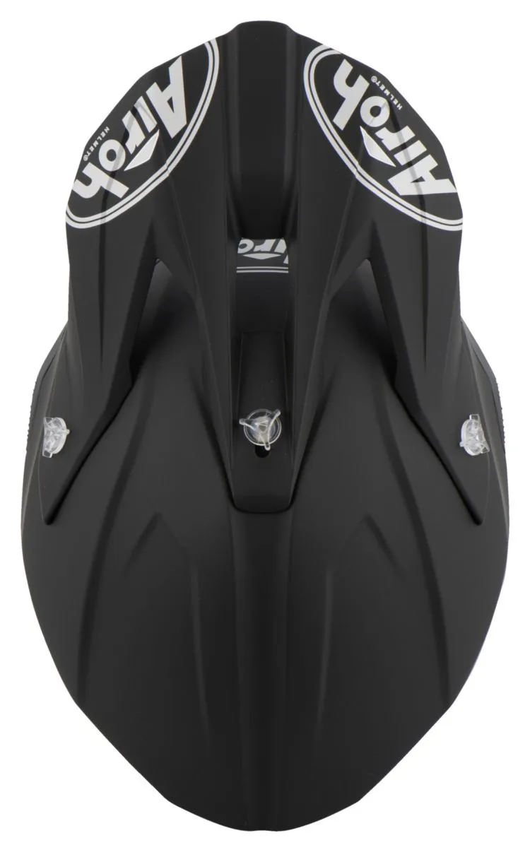 Casco Motocross Airoh Wraap Color Black Matt - Motocross Motard 2206