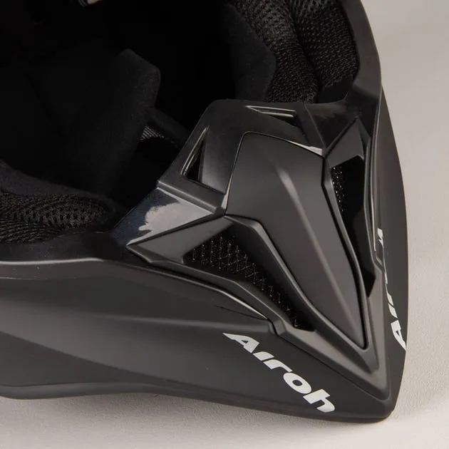 Casco Motocross Airoh Color Black Matt - Motocross Motard