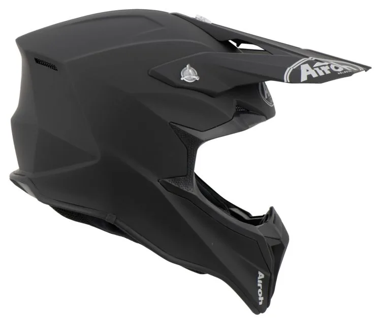Casco Motocross Airoh Wraap Color Black Matt - Motocross Motard 2206