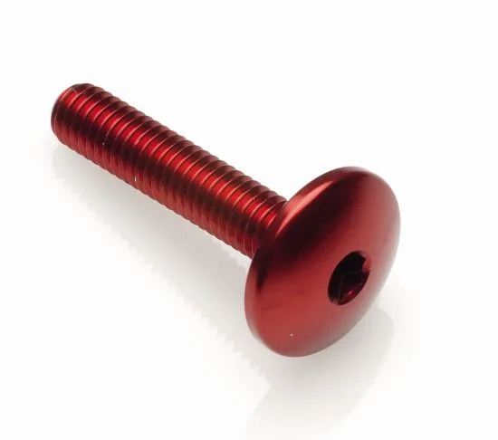 Vite in Ergal Lightech Testa Bombata Diametro 14 M6 X 15 - Accessori e Ricambi