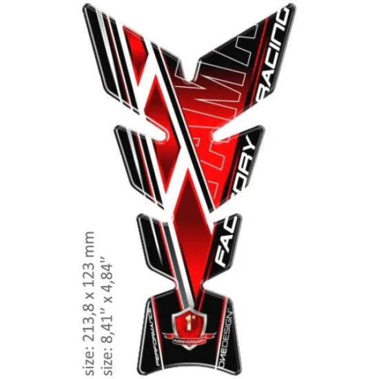Adesivo Paraserbatoio Resinato Print Tipo YAMAHA - Ricambi e Accessori Moto