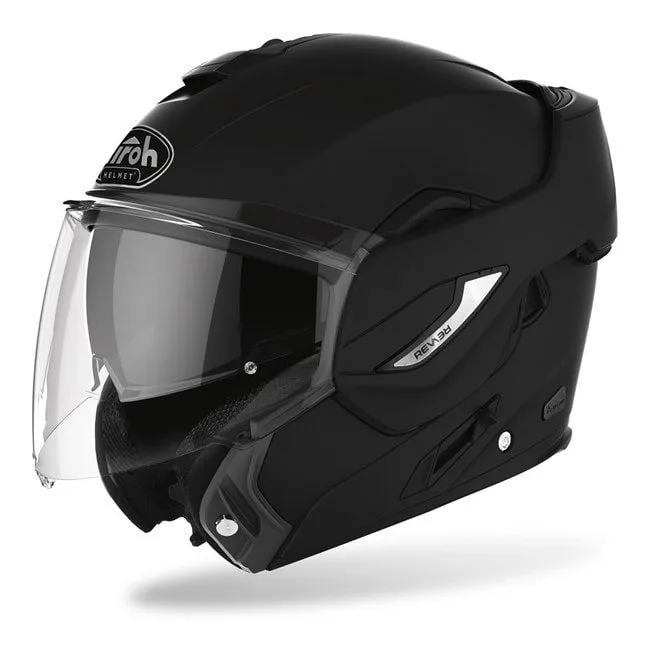 Casco Modulare Rev 19 Airoh Flip Up Colore Nero Opaco - Abbigliamento e Accessori