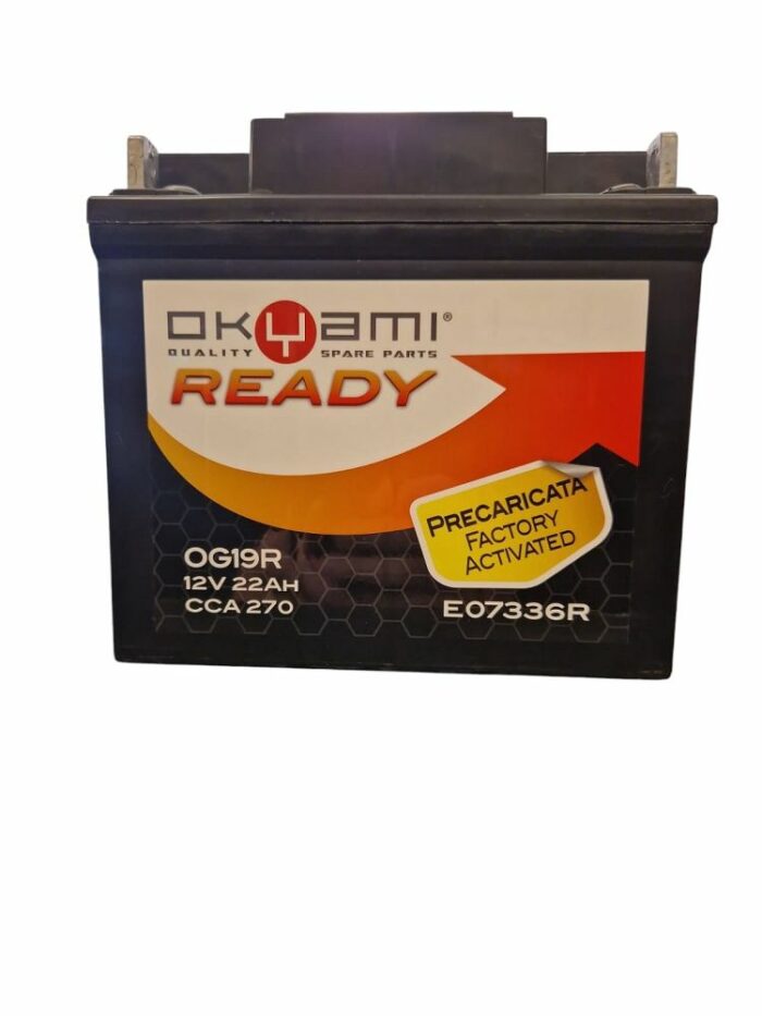 Batteria Moto Okyami Ready OG19R Potenziata Precaricata - Ricambi e Accessori Moto