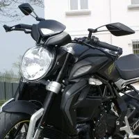 Specchietto Moto Far Viper 8 Nero Attacco al Manubrio D.10 - Ricambi e Accessori Moto
