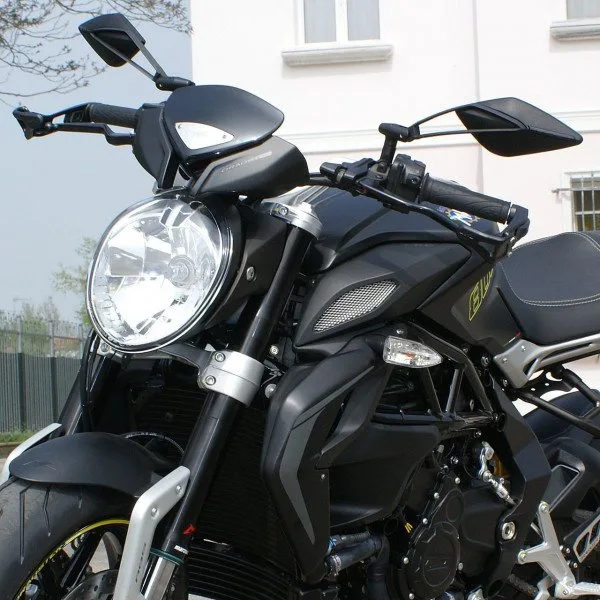 Specchietto Moto Far Viper 8 Nero Attacco al Manubrio D.10 - Ricambi e Accessori Moto