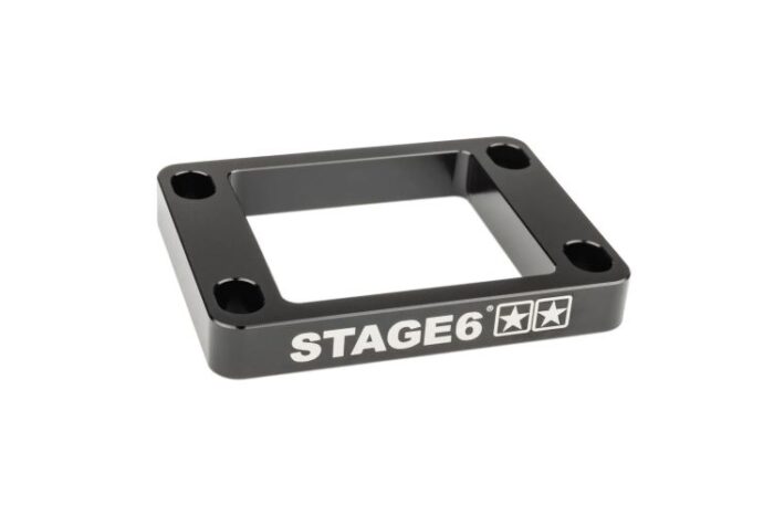 Basetta Alza Pacco 10MM Stage6 per Motore Minarelli AM6-Derby - Ricambi Motocross Motard