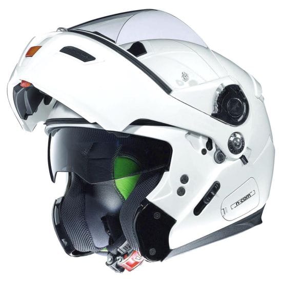 Casco Modulare Grex Nolan G9.1 Evolve Metal White - GMMoto