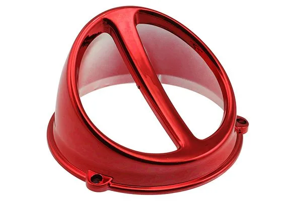 Convogliatore Minarelli Rosso Cromato- Ricambi e Accessori Scooter
