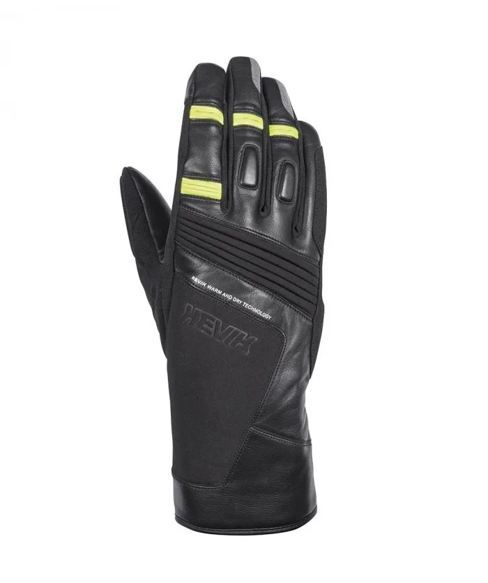 Guanti Moto Invernali Hevik Terral Pelle Tessuto - Abbigliamento e Accessori