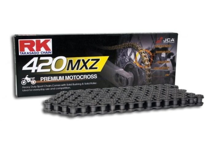 Catena RK 420 MXZ Rinforzata 142 Maglie Giunto a Clip - Ricambi e Accessori