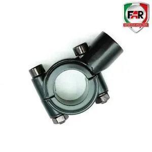 Supporto Specchietto Moto al Manubrio D.22 Filetto M8 - Ricambi e Accessori Moto