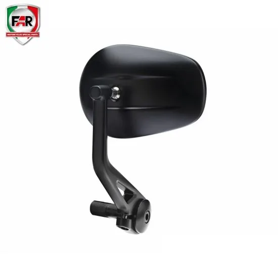Specchietto Moto End Bar Far Alluminio Nero DX-SX - Ricambi e Accessori Moto