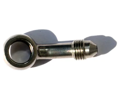 Raccordo Occhiello Acciaio per Tubo in Treccia BRAKING - Ricambi e Accessori Moto