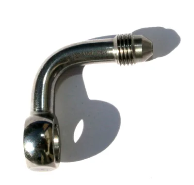 Raccordo Occhiello Acciaio per Tubo in Treccia BRAKING - Ricambi e Accessori Moto