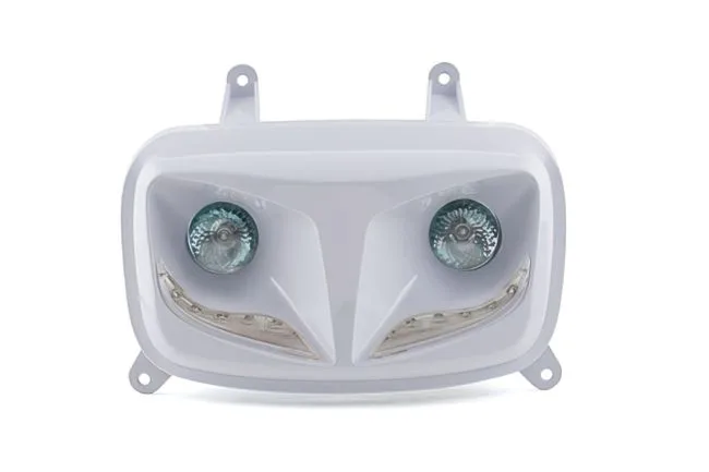 Maschera Doppiofaro STR8 EyeLight Bianco Yamaha BW's dal 2004 - Ricambi e Accessori Scooter