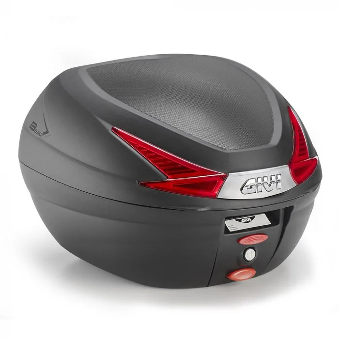 Bauletto Givi Monolock 33 litri Nero Catadiottri Rossi B330N - Ricambi e Accessori Moto