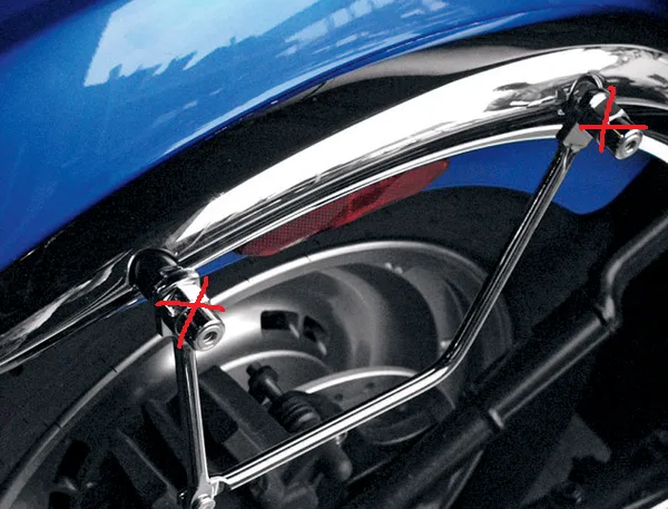 Telaietti Borse Laterali Moto Custom Saddlemen - Ricambi e Accessori Moto