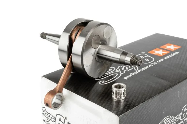 Albero Motore Stage6 HPC Spalle Piene Derbi Motore D50B0 - Ricambi Motocross Motard