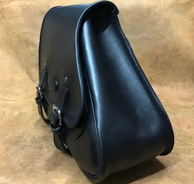 Borsa Laterale Cuoio Pach Production Custom Curva Cowboy - Ricambi e Accessori Moto