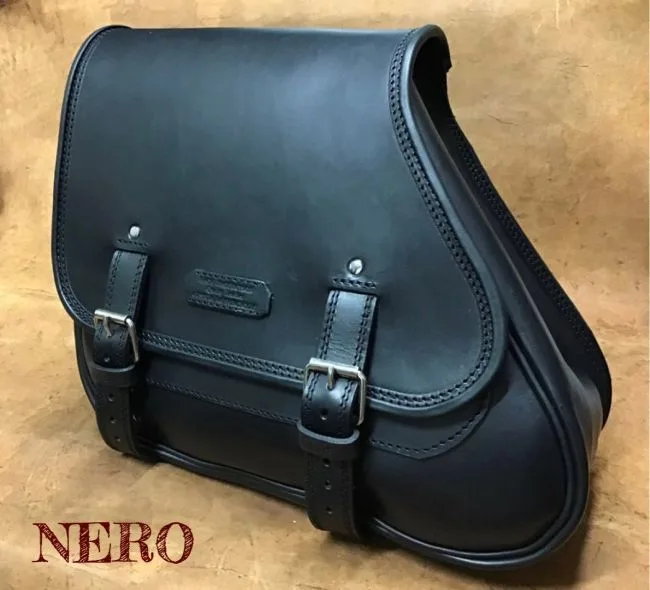 Borsa Laterale Cuoio Pach Production Custom Curva Cowboy - Ricambi e Accessori Moto