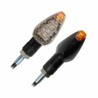 Frecce Far a Led Omologate E13 Colore Nero Vetro Trasparente - Ricambi e Accessori