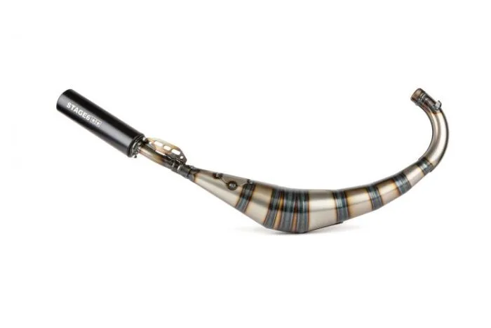 Marmitta Stage6 STREETRACE Passaggio Basso AM6/Derbi - Ricambi Motocross Motard