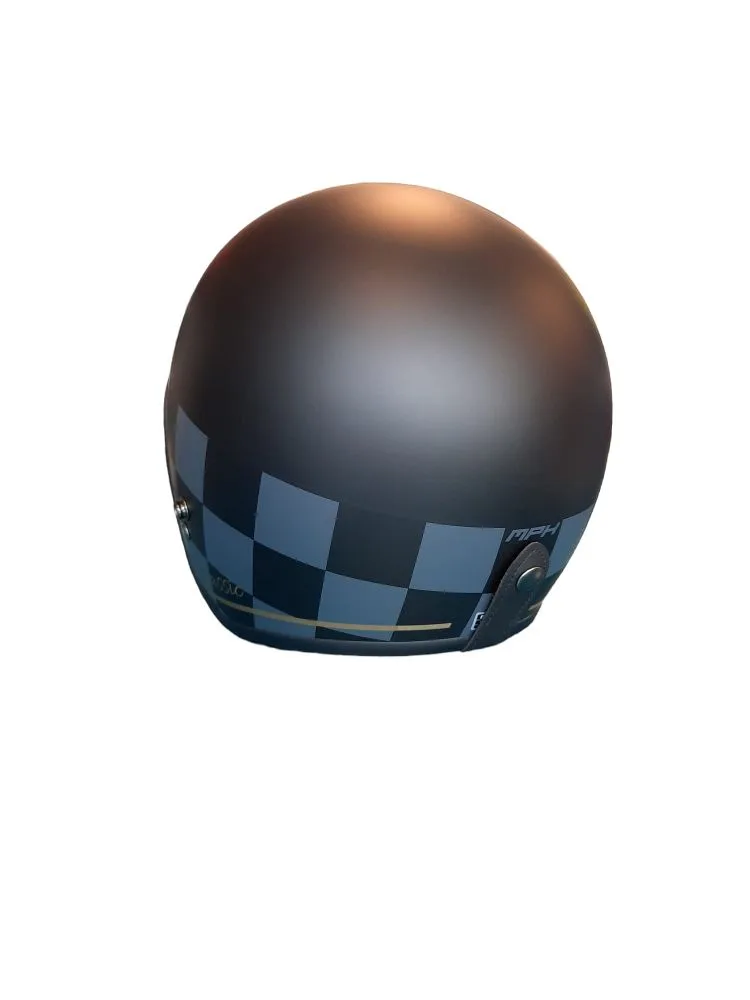 Casco Jet Custom MPH H-EASY Fiberglass Nero-Oro - Abbigliamento e Accessori