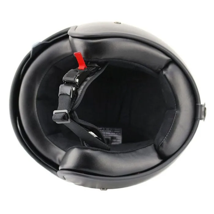 Casco Jet Custom MPH H-EASY Fiberglass Nero-Oro - Abbigliamento e Accessori