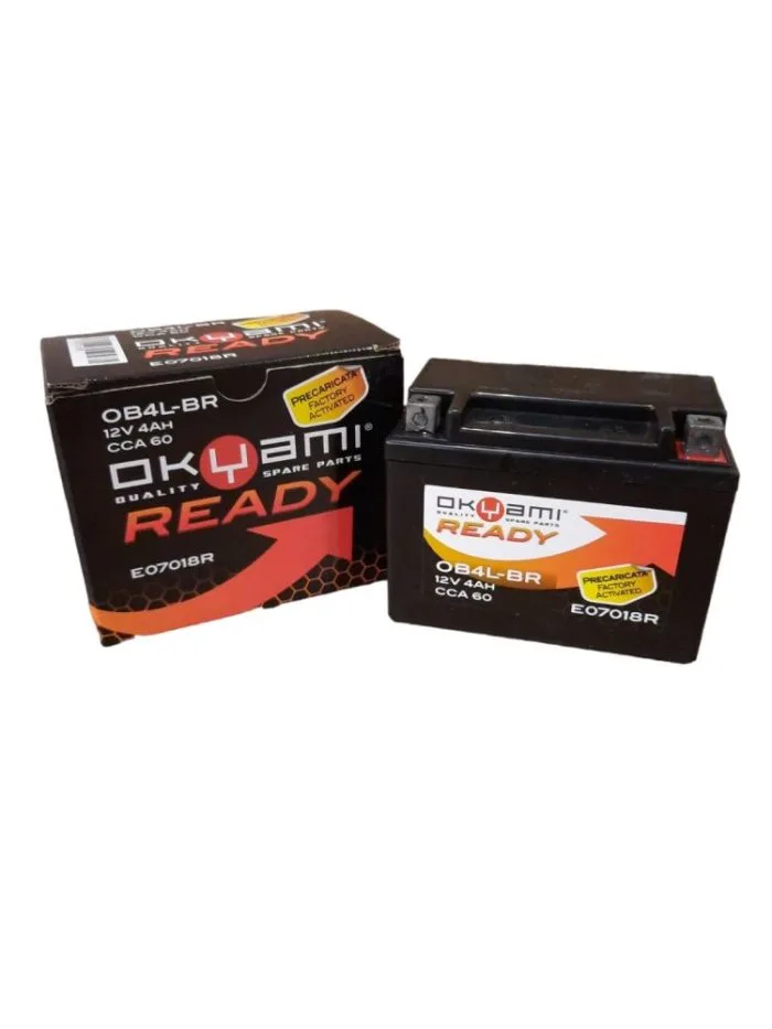 Batteria Okyami OB4L-BR Sigillata Precaricata Compatibile YB4L-B - Ricambi e Accessori