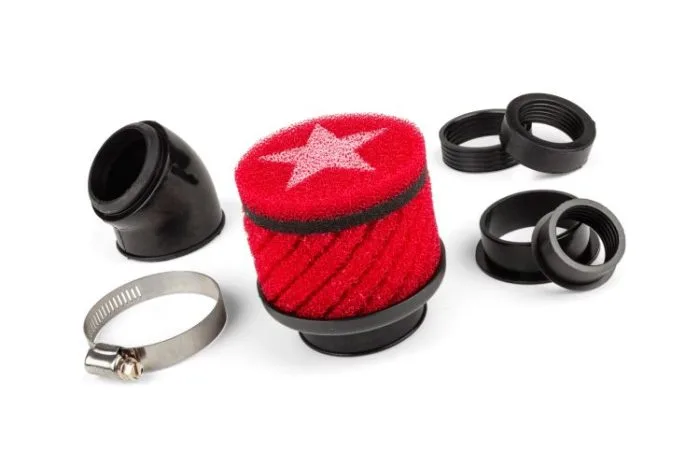 Filtro Aria Stage6 Racing Rosso D.28-48 - Ricambi e Accessori