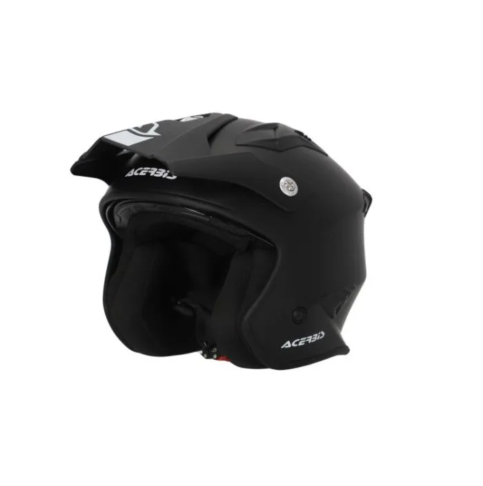 Casco Jet Trial Acerbis Aria Nero Opaco - Abbigliamento e Accessori