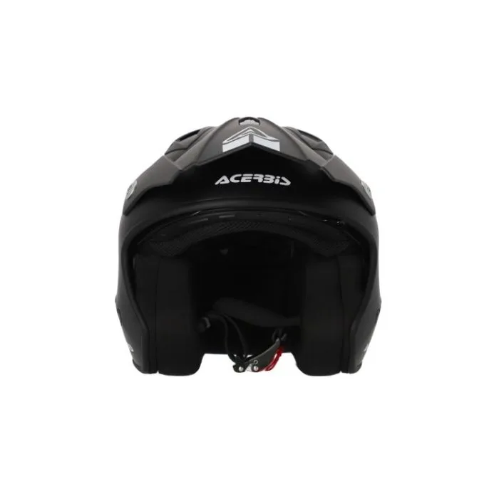 Casco Jet Trial Acerbis Aria Nero Opaco - Abbigliamento e Accessori