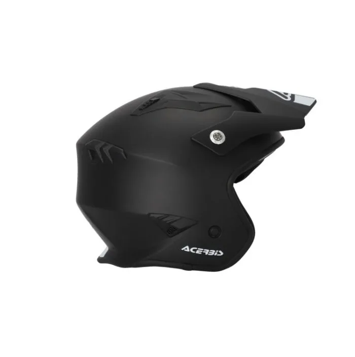 Casco Jet Trial Acerbis Aria Nero Opaco - Abbigliamento e Accessori