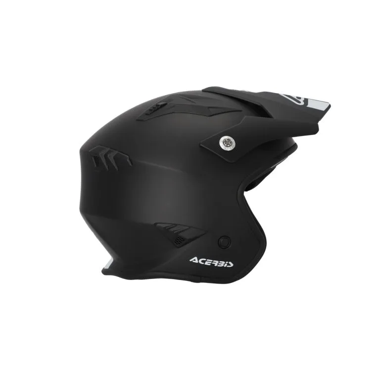 Casco Jet Trial Acerbis Aria Nero Opaco - Abbigliamento e Accessori