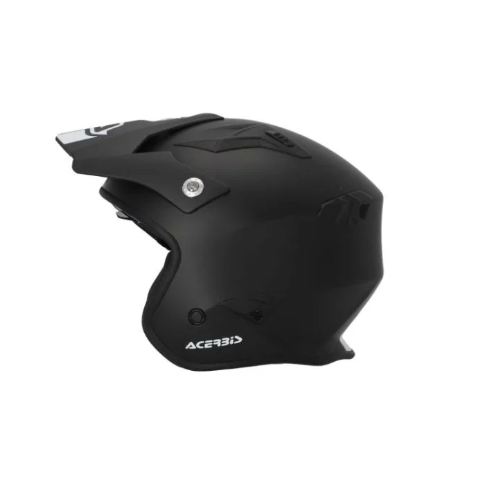 Casco Jet Trial Acerbis Aria Nero Opaco - Abbigliamento e Accessori