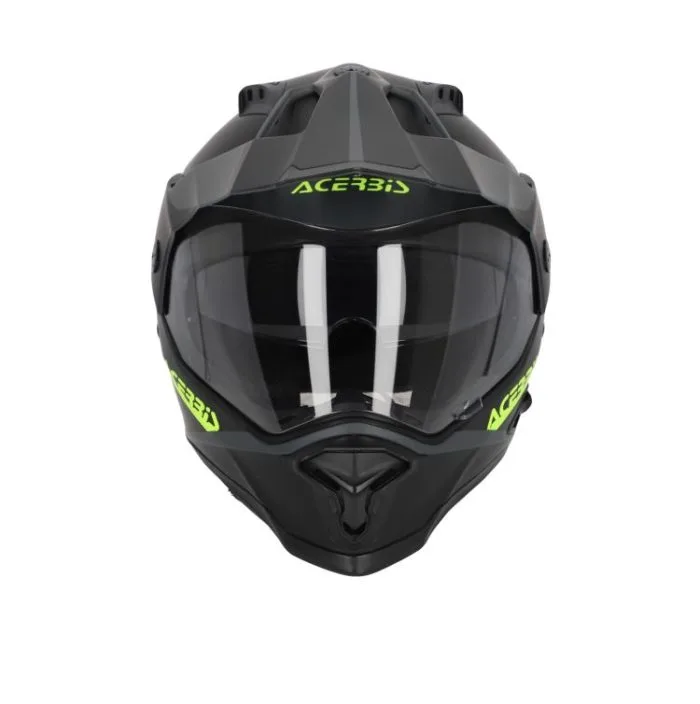 Casco Crossover Reactive Acerbis Fibra 22-06 Nero Opaco Grigio - Abbigliamento e Accessori